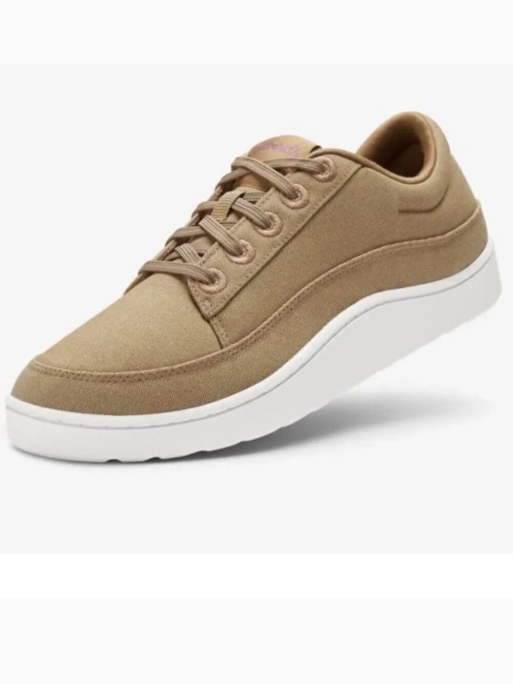 Allbirds Tan Brown Sneakers Canvas Pacers Size 9